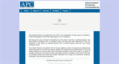 Desktop Screenshot of apcp.com.sg